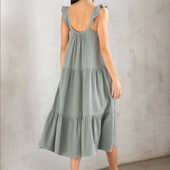 lovestitch Dresses Lovestitch Cotton Gauze Maxi Dress Poshmark